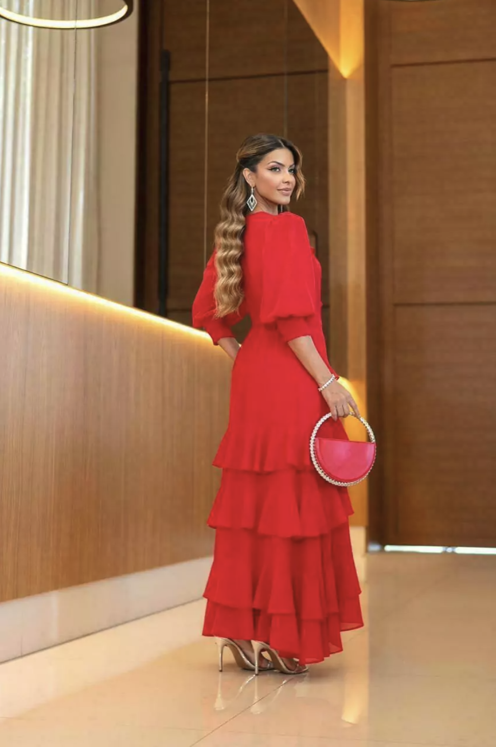 Poala Dress - Red