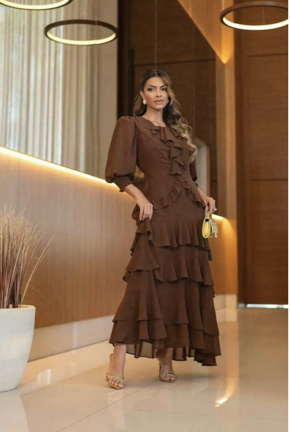 Poala Dress - Brown
